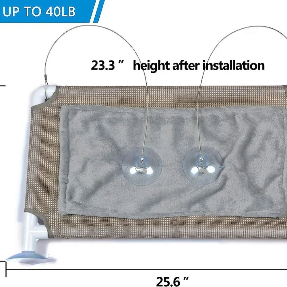Cat Bed Window, Cat Window Hammock Window Perch, Safety Cat Shelves